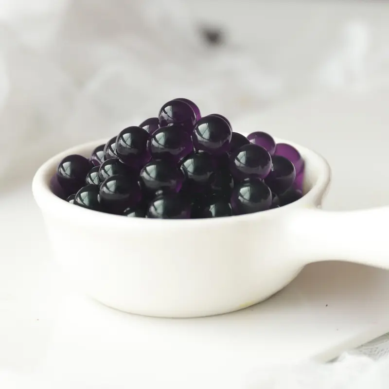 Blueberry popping boba